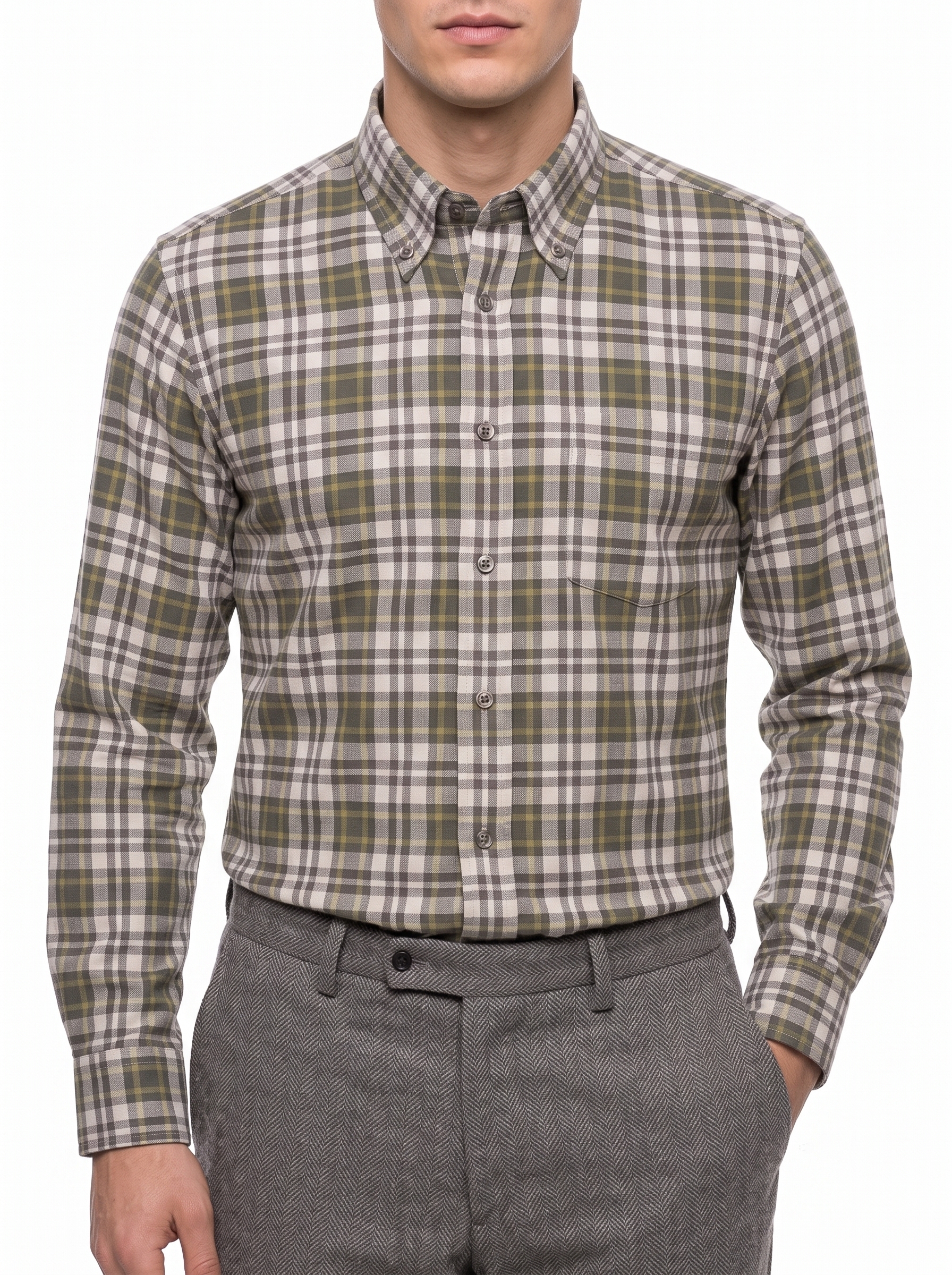 Camicia flanella di cotone Ingram