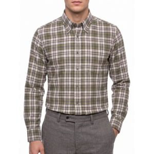 Camicia flanella di cotone  taglie forti