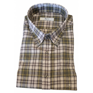Camicia flanella di cotone  taglie forti