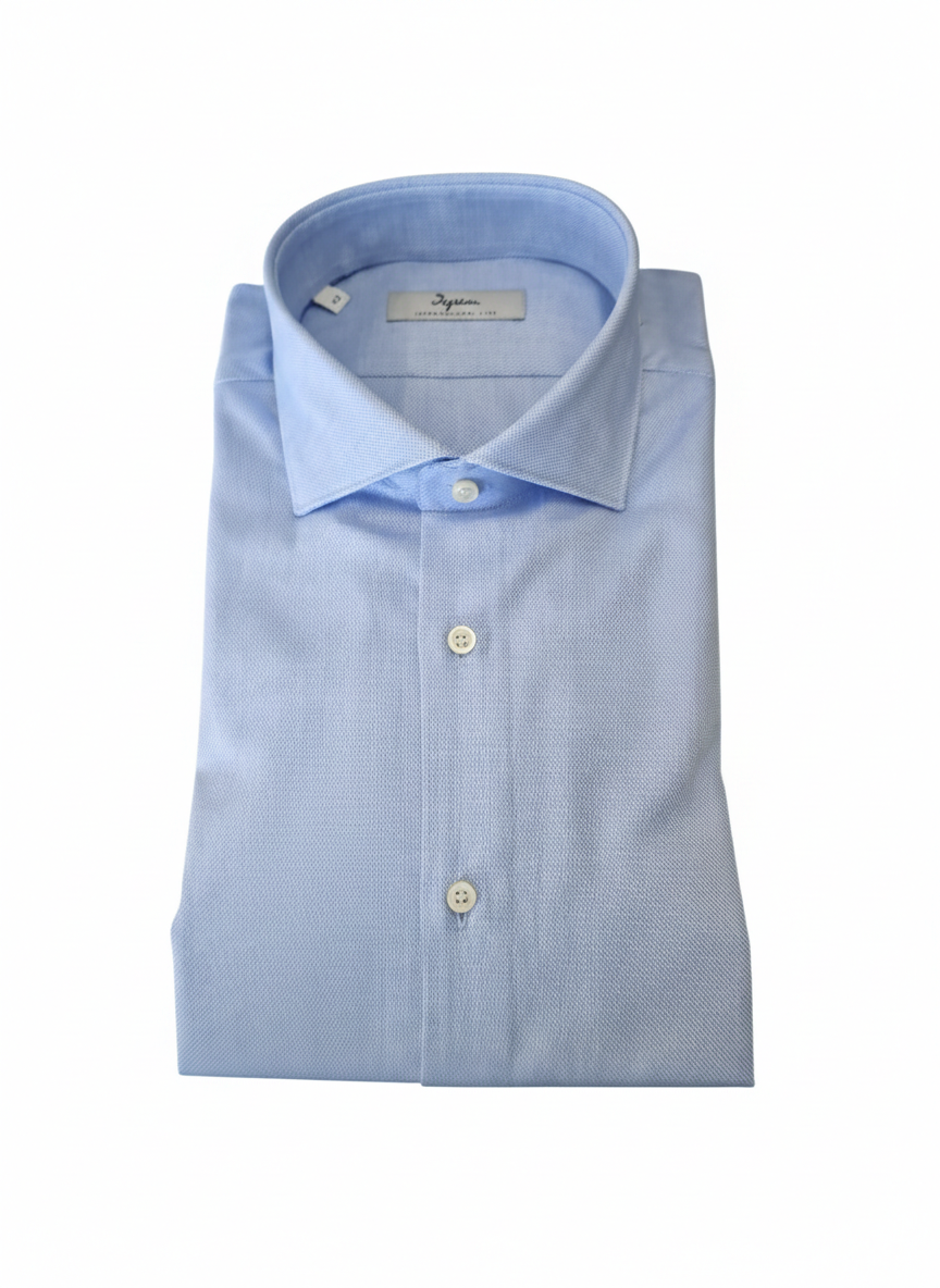 Camicia Ingram Slim Fit uomo celeste