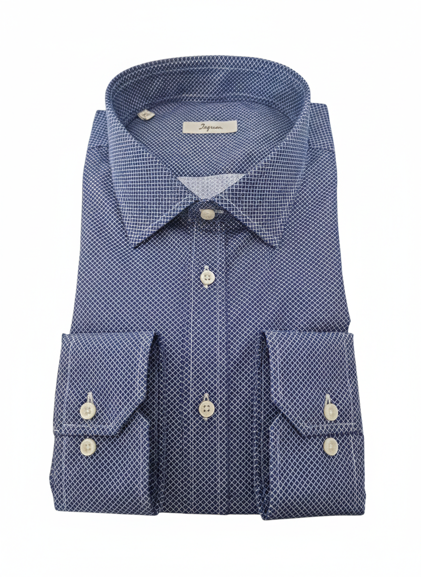 Camicia Ingram Classic Fit micro fantasia