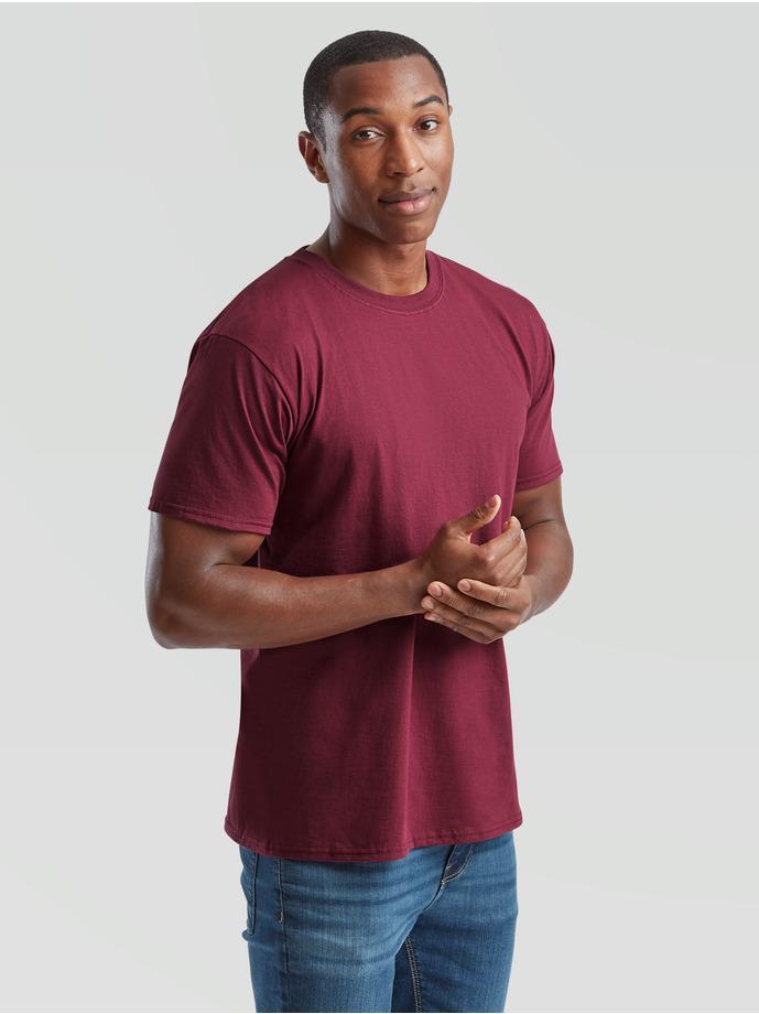 T-shirt Fruit Of The Loom Bordeaux