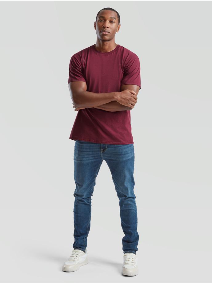 T-shirt Fruit Of The Loom Bordeaux