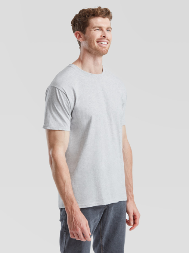 T-shirt Fruit Of The Loom Grigio