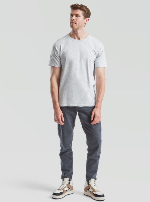 T-shirt Fruit Of The Loom Grigio