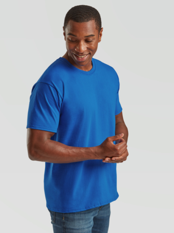 T-shirt Fruit Of The Loom Blu Royal