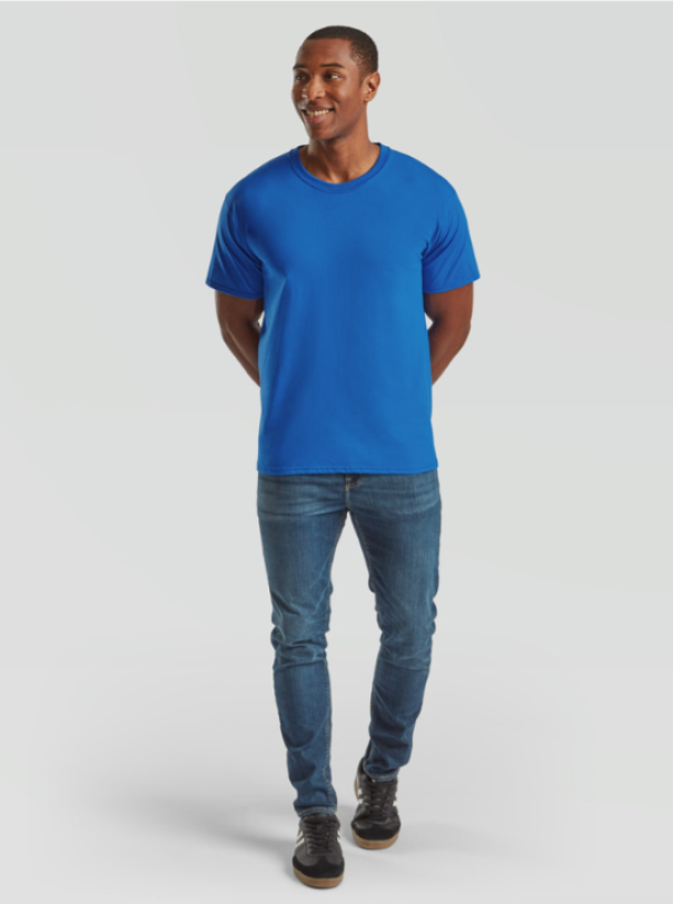 T-shirt Fruit Of The Loom Blu Royal