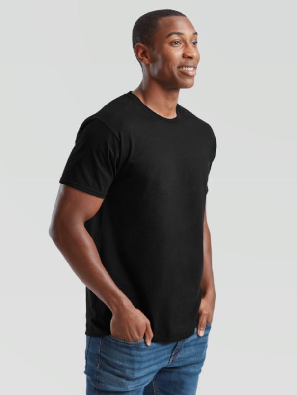 t-shirt-over-02 T-shirt Fruit Of The Loom Nero Taglie Over