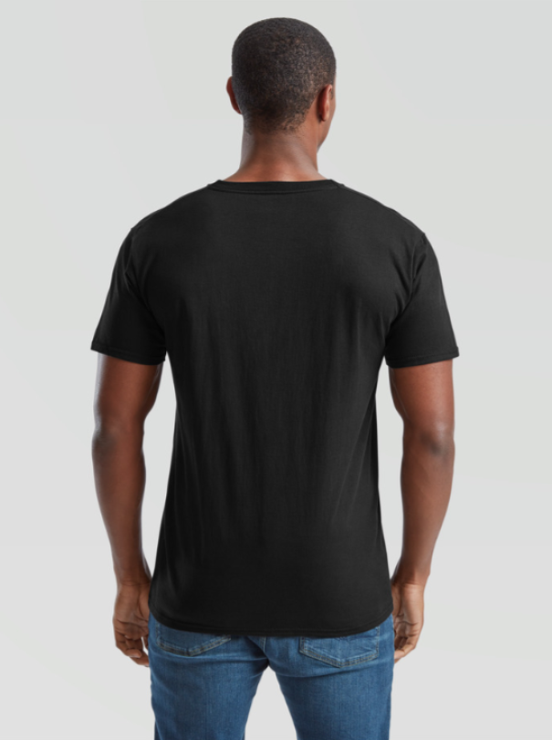 t-shirt-over-03 T-shirt Fruit Of The Loom Nero Taglie Over