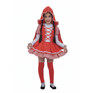 Abito carnevale bambina cappuccetto rosso
