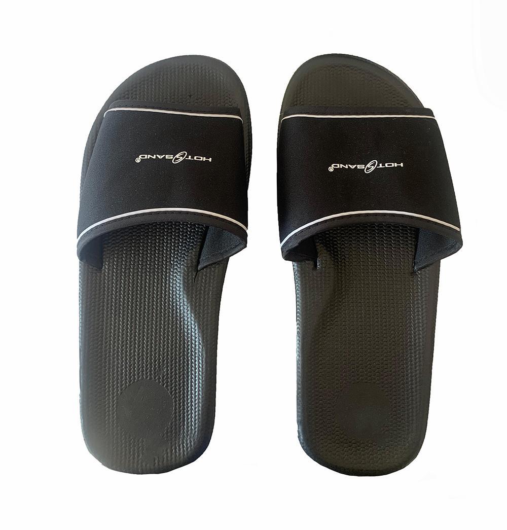 Ciabatta a fascia uomo in colore nero