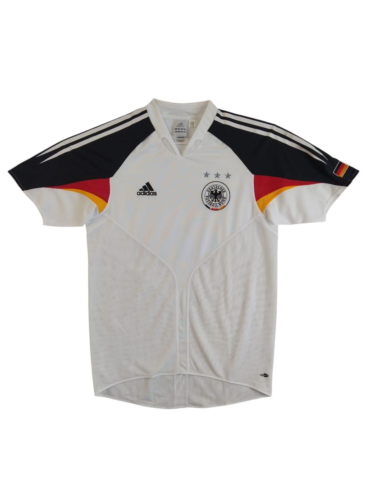 T-shirt gara Adidas Germany Deutscher Fussball-Bund Bianco