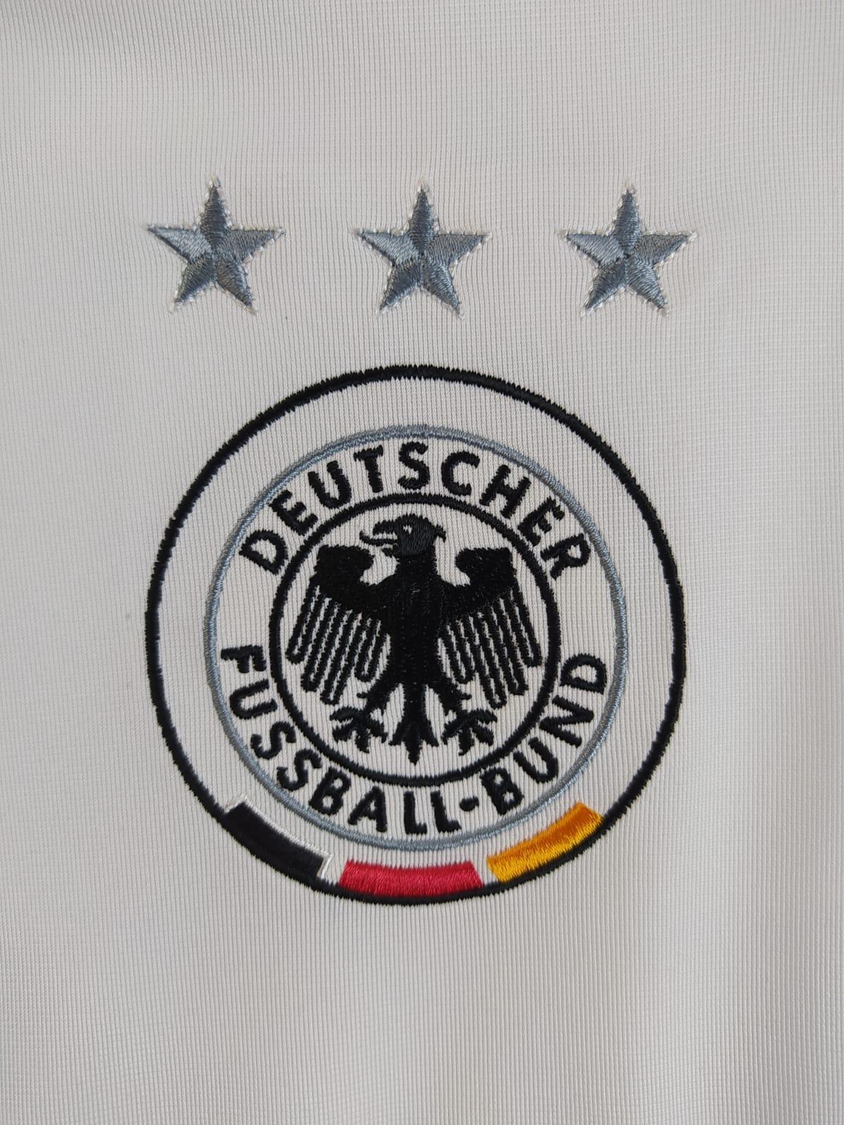 T-shirt gara Adidas Germany Deutscher Fussball-Bund Bianco