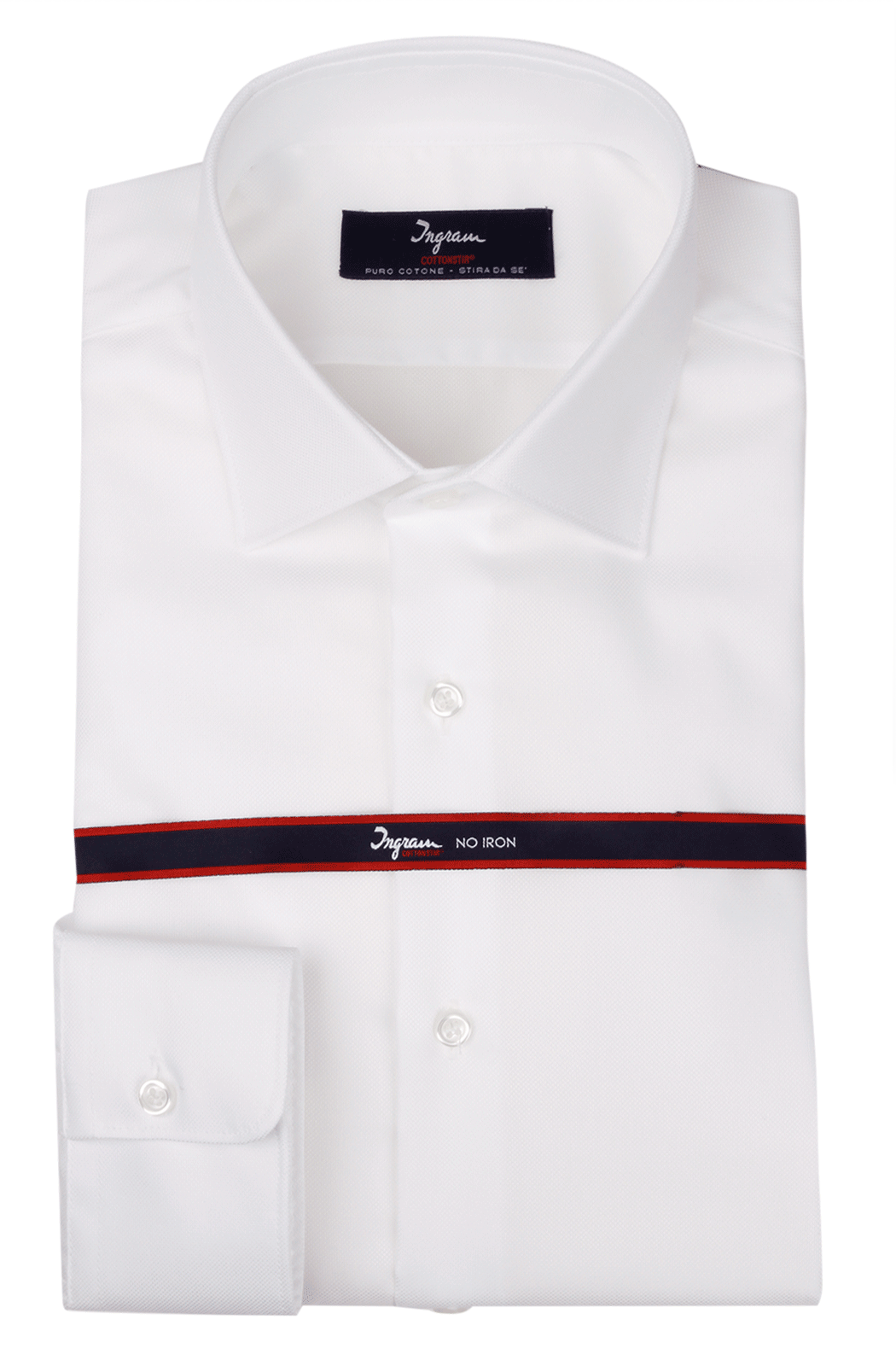 Camicia Ingram Slim Fit Cottonstir bianco uomo