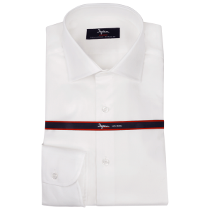 Camicia  regular fit no stiro bianco