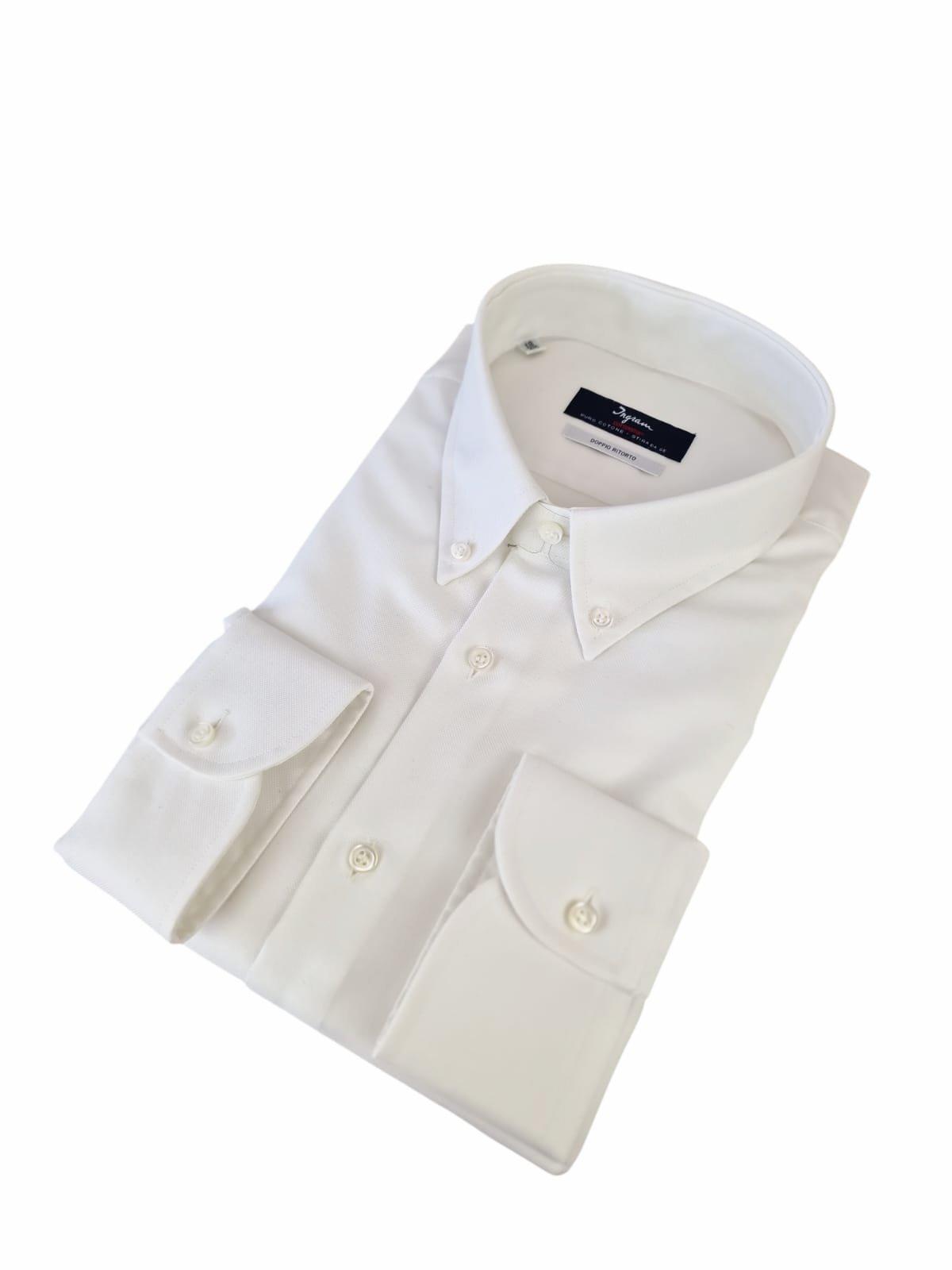 Camicia Ingram uomo Classic Fit No Stiro bianco