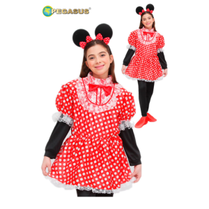 Costume carnevale bambina topoletta