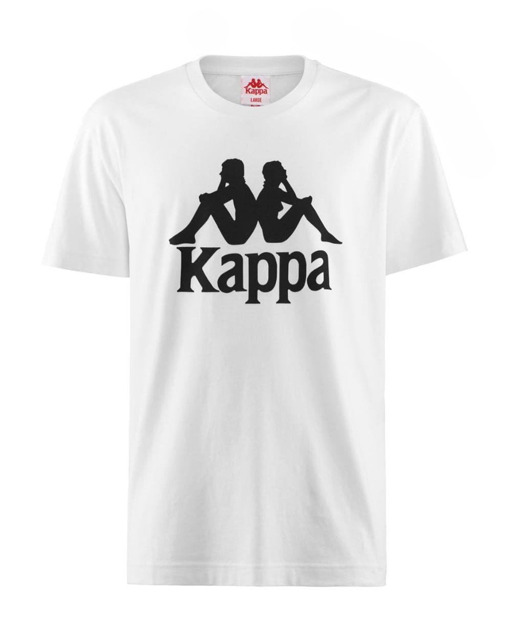 Coppia t-shirt Kappa uomo in colore bianco nero