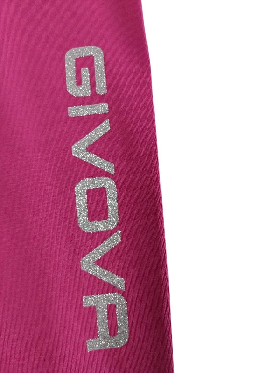 Leggings bambina elasticizzato Givova Fucsia