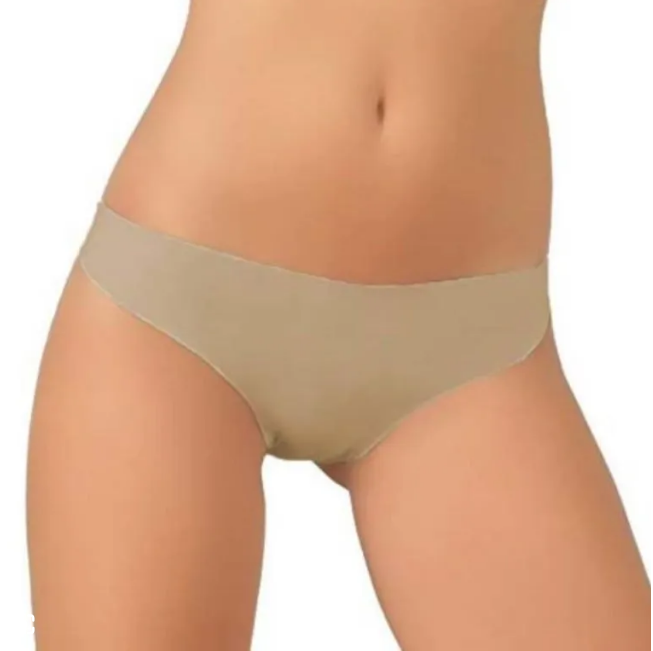 jadea slip d taglio laser in cotone nudo - foto 2