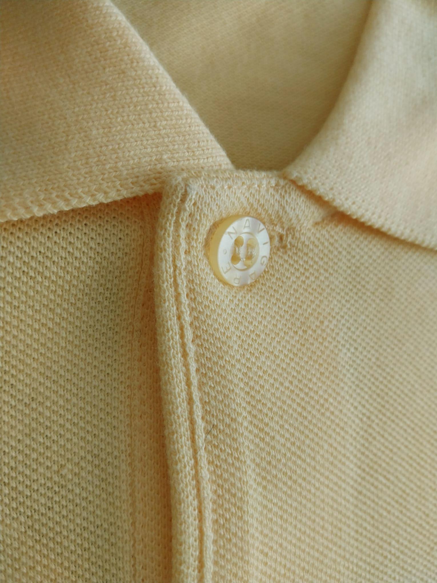 polo-classica-uomo-navigare-cotone-piquet-giallo-03 Polo classica uomo Navigare cotone piquet giallo