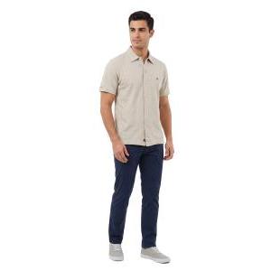 Polo uomo  in cotone piquet beige