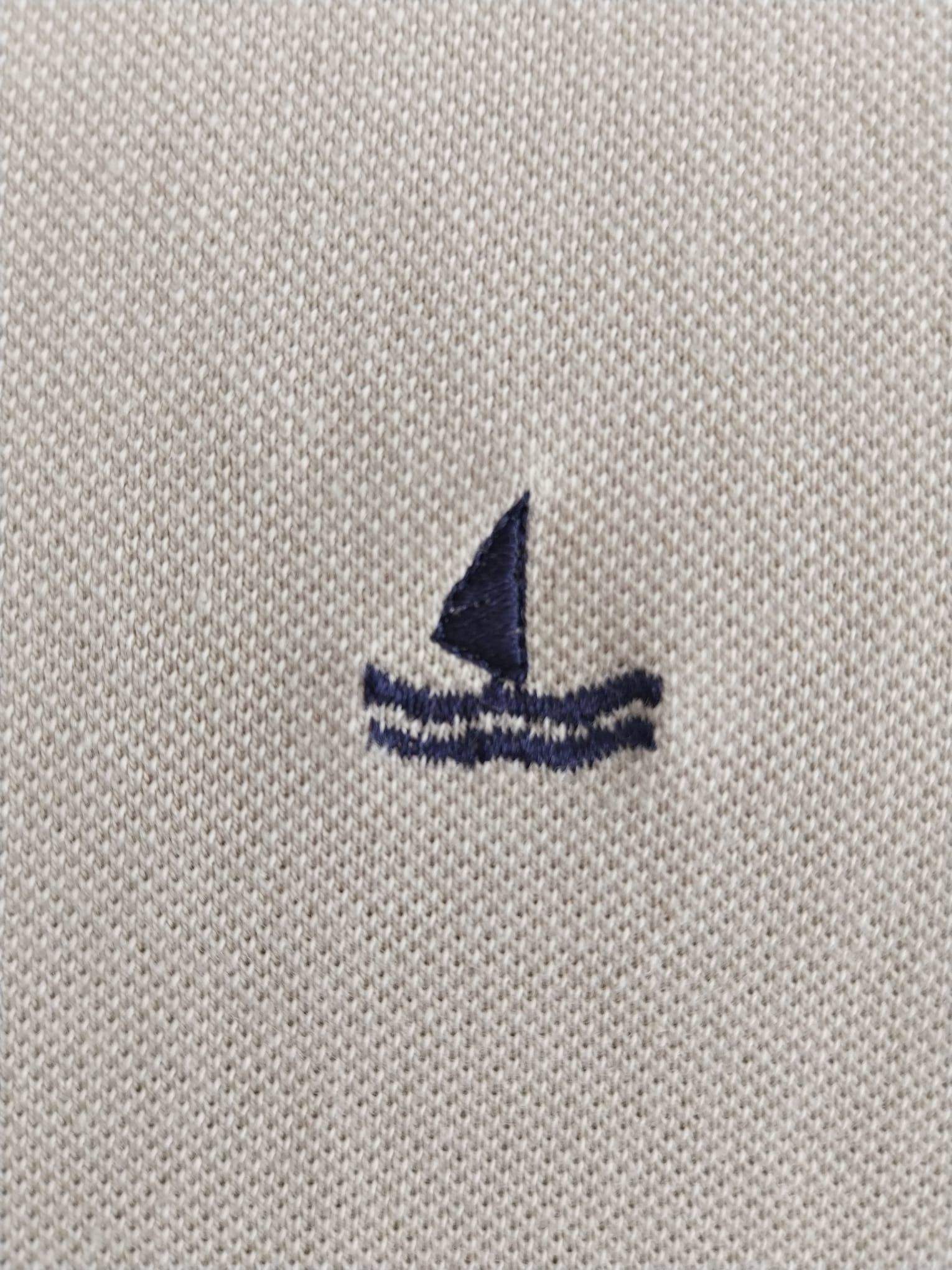 polo-uomo-navigare-in-cotone-piquet-beige-04 Polo Uomo Navigare in Cotone Piquet Beige