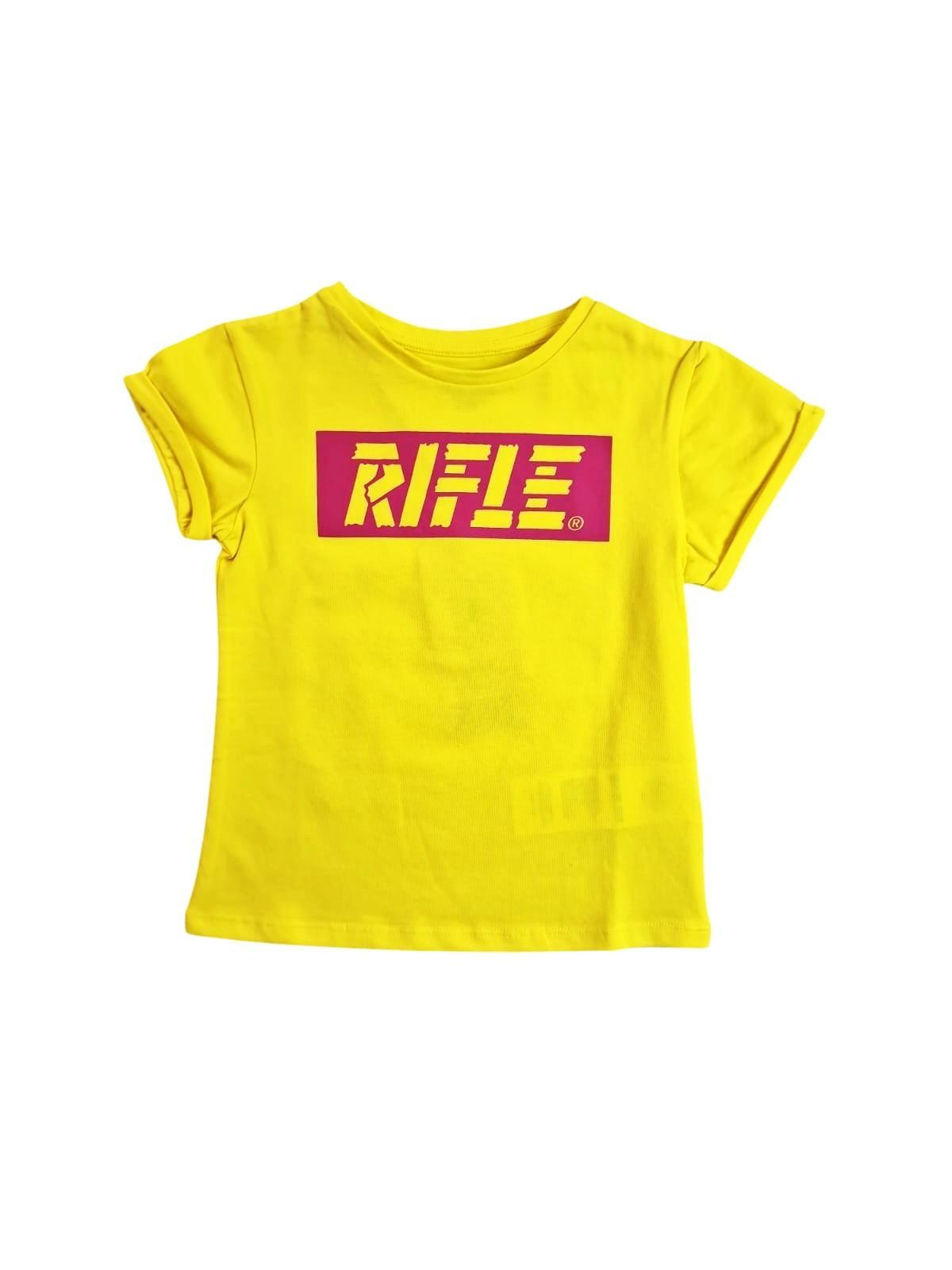 T-shirt mezza manica bambina Rifle