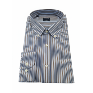 Camicia classic fit righe