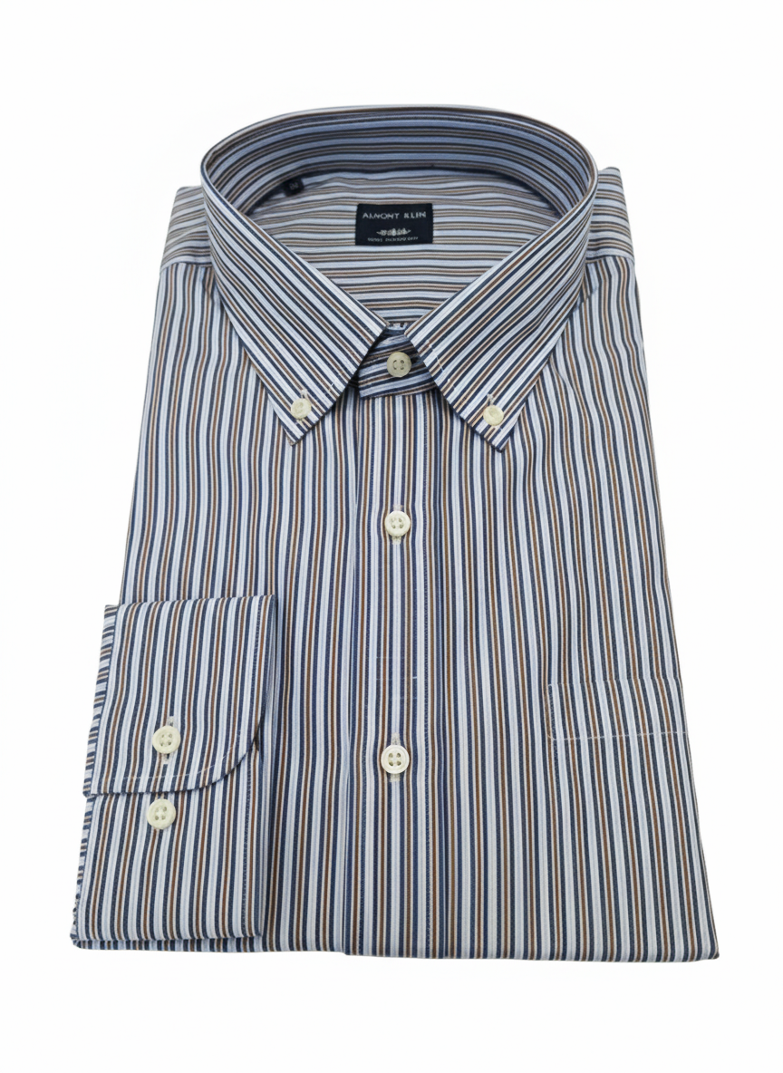 Camicia Classic Fit righe Almost Blue