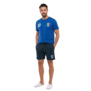 Completo baci&abbracci beachwear homewear uomo italia blu