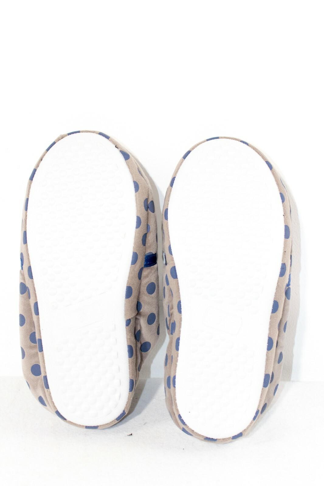 hot sand ciabatta zeppa pois + nastro e fiocco blu - foto 3