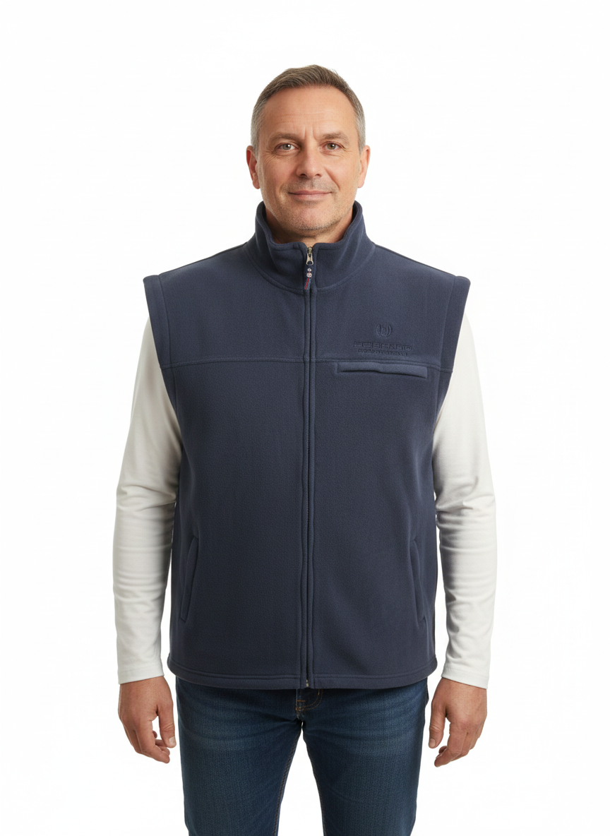Gilet oversize in pile da uomo Be Board