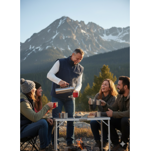 Gilet oversize in pile da uomo