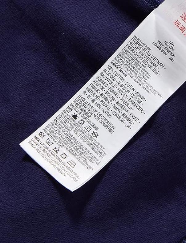 T-shirt manica lunga in cotone junior Levi's