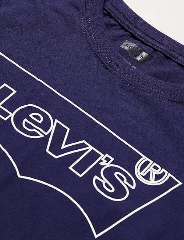 T-shirt manica lunga in cotone junior Levi's