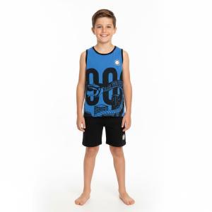 Pigiama estivo da bambino compatibile con inter