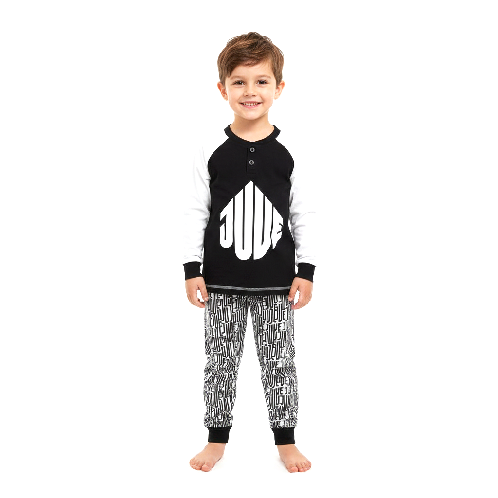 Pigiama da bambino in cotone per Juventus