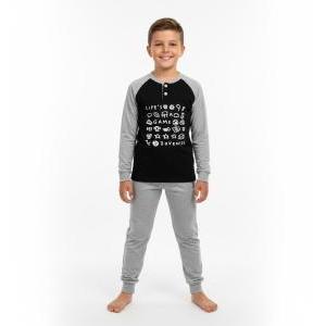 Pigiama da bambino juventus nero cotone interlock