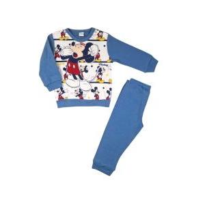 Pigiama bambino in cotone felpato topolino