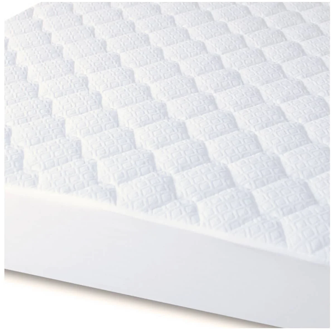 niucci coprimaterasso spugna c/traversa imbottita matr. bianco - foto 2