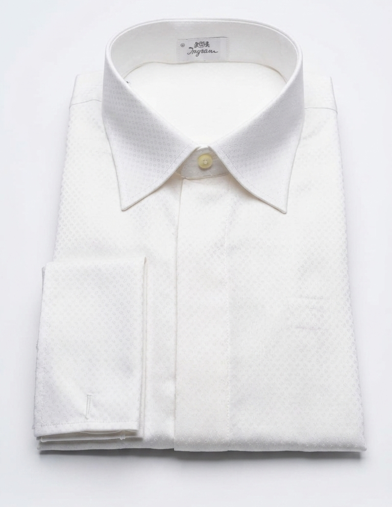 Camicia seta da cerimonia uomo Ingram