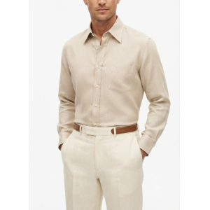 Camicia misto lino cotone