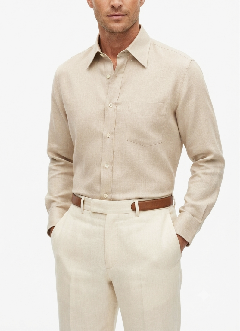 camicia-lino-cotone-02 Camicia misto lino cotone Ingram