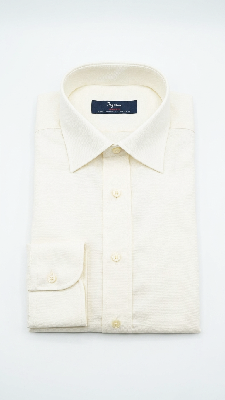 Camicia Regular Fit No Stiro