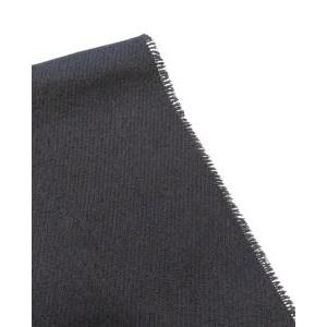 Sciarpa uomo  tinta unita tubolare frange blu