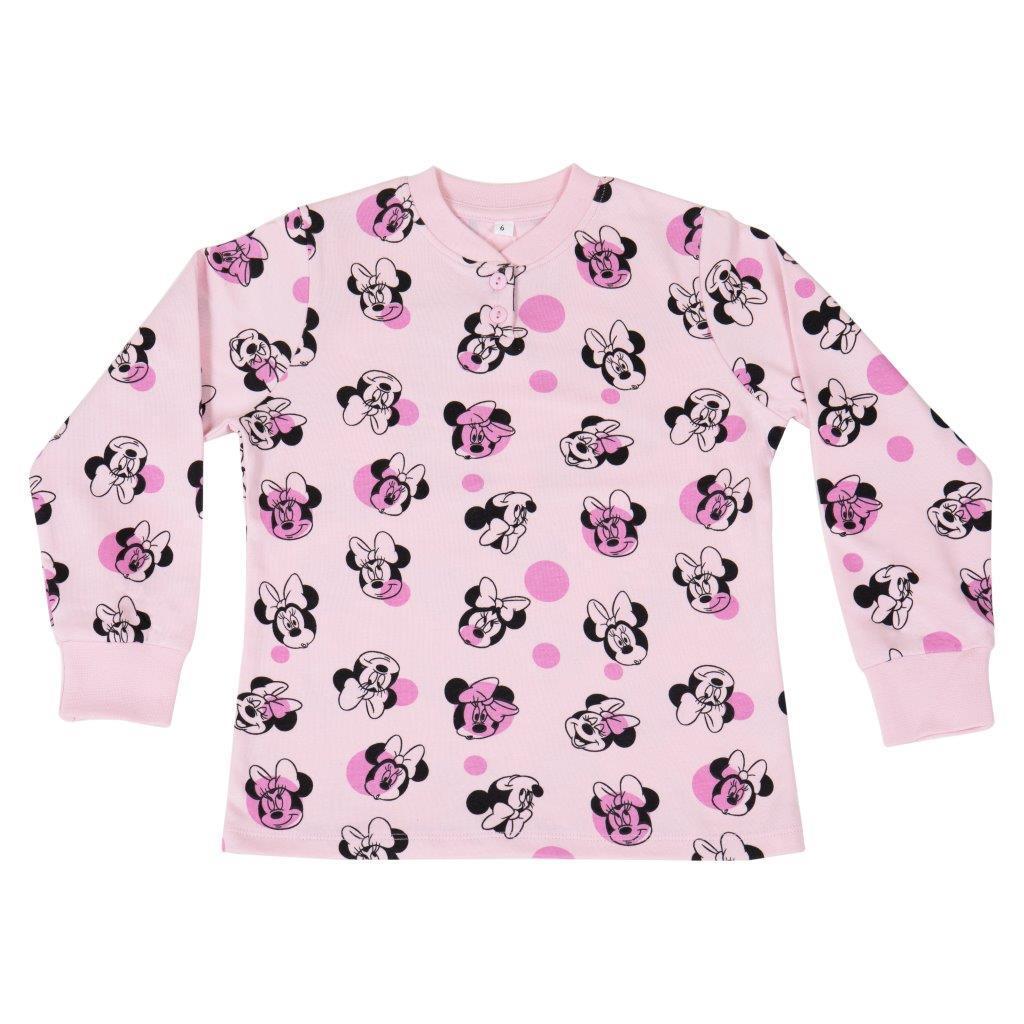 Pigiama caldo cotone da bambina Minnie