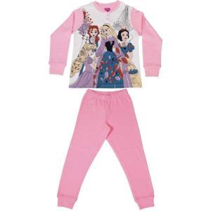 Pigiama caldo cotone da bambina principesse disney