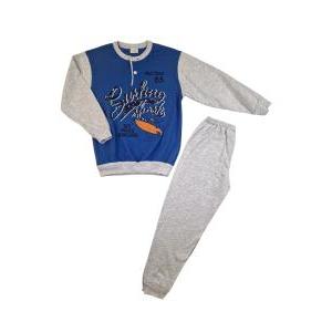Pigiama cotone jersey bambino shark