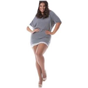 Collant donna taglie forti  20 den glacè